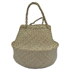 Cesta de paja natural con asa de la empresa Hien Luong - Product Image 2