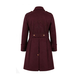 Manteau long classique à double boutonnage et col large, reproduction d'un trench-coat pour un style quotidien, reproduction de trench-coat - Product Image 2