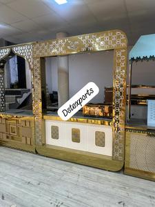 Comptoir de buffet au design élégant pour la décoration de fête, station de service alimentaire design, comptoir de service de buffet haut de gamme, décoration de mariage - Product Image 2