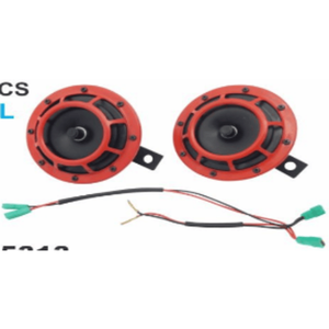 Bocina de parrilla roja de 125 mm con troquel de alambre para motocicletas - Product Image 1