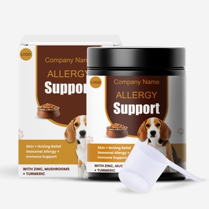 Polvo para la alergia en perros con zinc, hongos y cúrcuma, alivio de la picazón cutánea, apoyo inmunológico, para todas las razas y edades. - Product Image 4