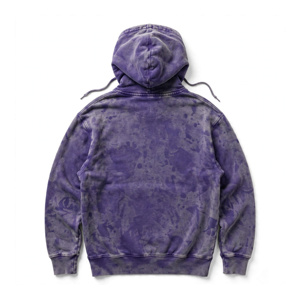 Sudadera con Capucha Tie-Dye para Hombre Amkoor, Corte Regular, Algodón French Terry, Informal, con Bolsillos, para Otoño - Product Image 2