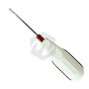 Élévateur dentaire personnalisé à manche en plastique blanc, instrument chirurgical et orthodontique de précision en acier inoxydable - Product Image 2