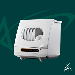 Lave-vaisselle électrique de comptoir SUDEX à chargement frontal, portable, en plastique, capacité 4 couverts, sans installation - Product Image 6