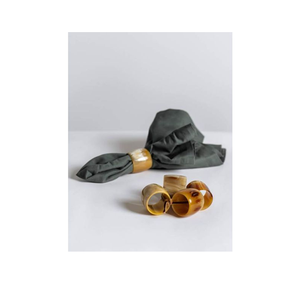 Accesorios de vajilla para banquetes de boda de lujo, servilleteros de cuerno natural, diseño moderno, compra a través de UF INTERNATIONAL Crafts - Product Image 1