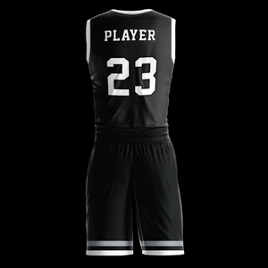 Camiseta de Baloncesto Profesional |   Diseño Minimalista y Discreto en Negro Texturizado |   Precio Directo de Fábrica - Product Image 6