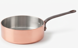 Copper Sauce <b>Pan</b> With Stainless Steel Lining And Long Handle For Kitchenware Table Home And Induction Cookers Use - Product Image 3