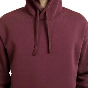 Sudadera con capucha de algodón personalizada de peso pesado para hombre, estilo Vintage, cuello con capucha de gran tamaño, patrón sólido, uso en la temporada de invierno - Product Image 5