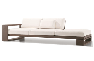 Sofá Esquinero Extensible y Convertible de Madera Maciza de Sheesham, Moderno y de Lujo, Personalizado para Sala de Estar, Villa o Escuela - Product Image 2