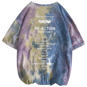 เสื้อยืดโอเวอร์ไซส์ผ้าคอตตอนสำหรับฤดูใบไม้ร่วงฤดูหนาวไล่ระดับสีเสื้อผ้าแนวสตรีทแบบ100% กางเกงผ้าคอตตอนสไตล์เวียดนาม - Product Image 3