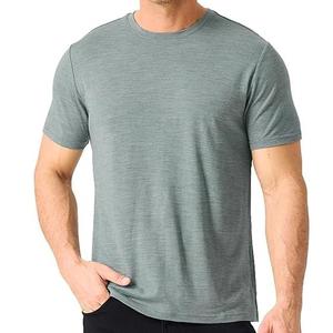 T-shirts prêts à être expédiés, stock en gros disponible, tailles et couleurs personnalisées, tissu coton, streetwear, t-shirts col rond pour hommes - Product Image 4