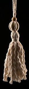 Décoration bohème en coton avec pompon et perles en bois, ornement suspendu pour salon, usage intérieur - Product Image 3