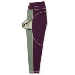 Amkoor <b>Men</b> High Waist Solid Sporty Leggings with Side Pockets Breathable Lightweight Eco-Friendly Spandex <b>Nylon</b> Summer - Product Image 3