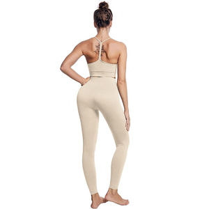 Conjuntos Deportivos de Invierno Personalizados para Mujer, Ropa de Gimnasio, Traje Atlético de Secado Rápido, Bra Deportivo, Leggings, Tallas Grandes - Product Image 6