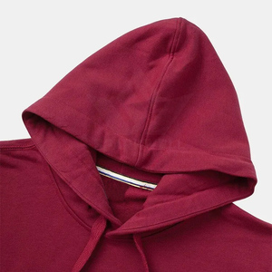 Sweat-shirt à capuche pour homme, couleur unie, coupe classique, tricoté en polyester respirant, 220g, pull-over, vêtements d'automne, bleu - Product Image 4
