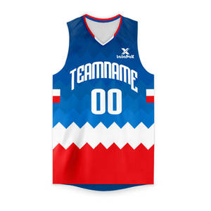 Maillot de basket-ball personnalisable, 100% polyester, durable, de haute qualité, prix d'usine, best-seller, toucher doux, fabriqué au Pakistan - Product Image 1