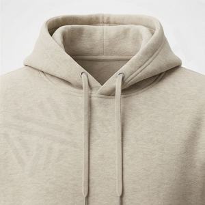 Unisex 100% Cotton Fleece Hoodie Custom Oversized Plus Size <b>Pullover</b> Embroidery Printed Logo 500GSM <b>Men</b> Women Customized Color - Product Image 4