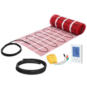 Termostato Inteligente de Malla Autoadhesiva de 80 Pies Cuadrados, Sistema de Calefacción por Suelo Radiante Eléctrico de 120V, Accesorios para Suelos - Product Image 5