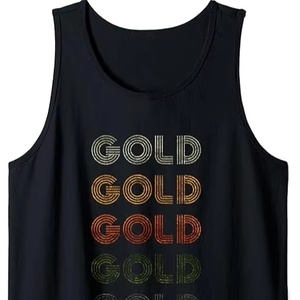 High Quality 180gsm Cotton Tank Top for <b>Men</b> Athletic Breathable Sleeveless Muscle Fitness <b>Gym</b> Workout Loose Tank T-shirt Badge - Product Image 4