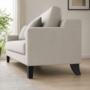 Pata de Sofá Moderna Curvada de Madera Maciza Negra, Pata de Repuesto para Muebles, para Sofá, Sillón, Sofá de Dos Plazas, OEM ODM - Product Image 4