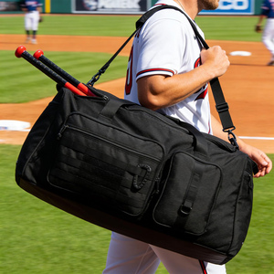 Custom Large Waterproof Breathable Comfortable Lightweight High Quality Equipment Gear Batting <b>Backpack</b> <b>Rolling</b> Duffle Bag - Product Image 2