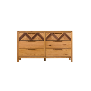 Cómoda de madera de 6 cajones de diseño contemporáneo de alta calidad de la colección MARS para dormitorio, mueble ecológico y duradero para almacenamiento. - Product Image 1