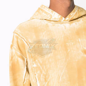 Nouveau design, best-seller : sweats à capuche délavés pour hommes, 100 % coton, hiver, faible MOQ, vente en gros, prix abordable, promotion en ligne - Product Image 5