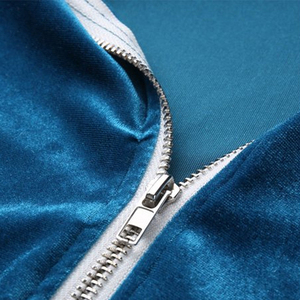 Private Label Mens <b>Velvet</b> Tracksuit Custom Logo Velour Zip Up Hoodie <b>Jogger</b> Pants Set OEM Wholesale Rate - Product Image 6