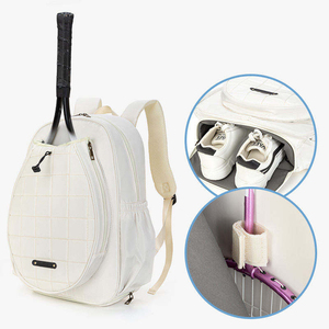 Top Seller Luxury Durable Outdoor Sports Training Tennis Bags Custom Logo Print Big Capacity Shoes Compartment <b>Multiple</b> Sizes - Product Image 1