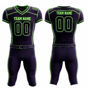 Team Wear American <b>Football</b> Uniform For Online Sale Design Your Own Logo American <b>Football</b> Jersey And Pant Set - Product Image 1