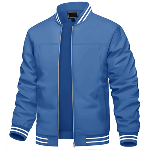 2026 New Custom Men's Letterman Cotton Bomber Jacket High Quality Embroidered Patchwork <b>Canvas</b> Plus Size Streetwear for Winter - Product Image 1