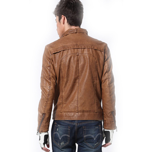 Chaqueta de Cuero Vacuno para Hombre, Fabricante Profesional, Tela Ligera de Alta Calidad, Éxito de Ventas de Invierno, Estilo Urbano - Product Image 2