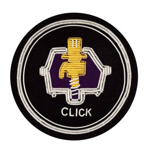 Parche Redondo Bordado Personalizado con Logotipo, Insignia de Tela Cosida, Diseño Circular para Promoción - Product Image 1