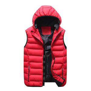 OEM Custom Logo Winter Solid Outdoor <b>Men's</b> Quilted Puffer Down Gilet Freestyle Streetwear Warm Puffer <b>Vest</b> for <b>Men</b> - Product Image 5