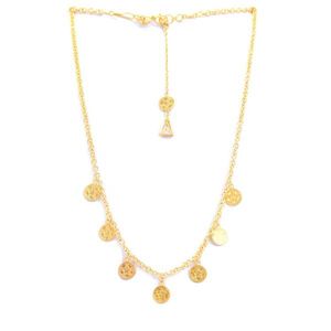 Cavigliera e Collana alla Moda RHEA COIN - Product Image 1