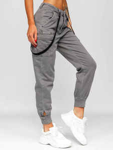 Pantalones de Mujer de Diseño Nuevo, Pantalones de Cintura Alta, Formales de Oficina, Holgados, de Pierna Ancha, Largos hasta el Suelo - Product Image 1