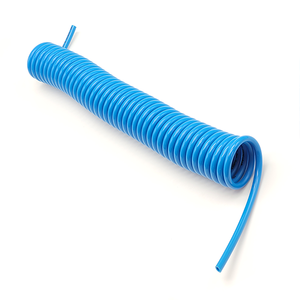ท่ออากาศโพลียูรีเทนแบบขด Ascent India PU Spiral Air Tube ขนาดเส้นผ่านศูนย์กลางภายใน 5 มม. x เส้นผ่านศูนย์กลางภายนอก 8 มม. ความยาว 10 ม. สีฟ้า - Product Image 2