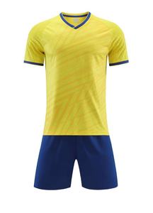 Maillot de football léger et respirant en polyester à imprimé numérique, uniforme d'équipe, maillot de football personnalisé OEM pour adulte, séchage rapide, manches courtes - Product Image 4
