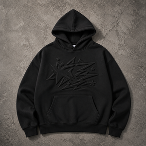 Sudadera con Capucha de Alta Calidad, 100% Algodón, con Relieve, Estilo Urbano Invernal, Logotipo Personalizado, Sudadera Extra Grande de Felpa Francesa - Product Image 4