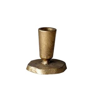 Support de décoration de table, bougeoir doré de luxe, bougeoir simple en métal, support classique vintage, lot de 3 - Product Image 2