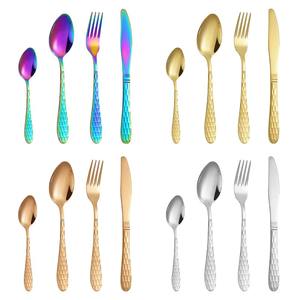 Ensemble de couverts en acier inoxydable de qualité supérieure, durable, écologique, réutilisable pour les repas quotidiens - Product Image 5