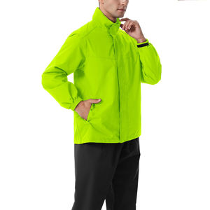 Combinaison de pluie à capuche haut de gamme avec logo personnalisé, légère, imperméable, ajustement réglable, pour toutes les conditions météorologiques - Product Image 5