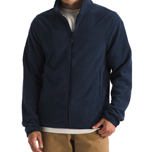<b>Men's</b> TrailReady Gray Fleece <b>Jacket</b> —Cozy heather-gray full‑zip fleece easy layering, all‑day comfort Fleece ODM Supplier - Product Image 4