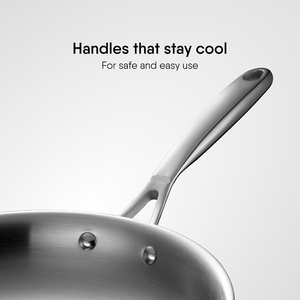 Sartén de Acero Inoxidable al por Mayor de 20 cm, Fabricante Español de Sartenes de Cocina de Triple Capa para Exportación - Product Image 6