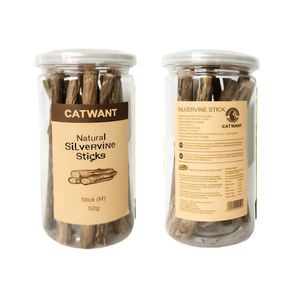 Bâtonnets de Silvervine Naturels, Grand Pot de 50g - Jouets à Mâcher pour Chats pour l'Élimination de la Plaque Dentaire - Product Image 3