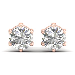 REYES Wholesale Price 925 Sterling <b>Silver</b> Moissanite Screw <b>Back</b> Stud <b>Earrings</b> Exquisite 14K Gold Wedding Gifts Fine Jewelry - Product Image 2
