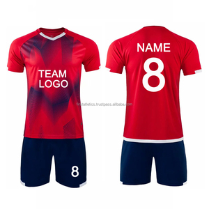 Uniformes de football pour hommes à séchage rapide de haute qualité personnalisables OEM kits de football sublimés vêtements d'équipe - Product Image 2