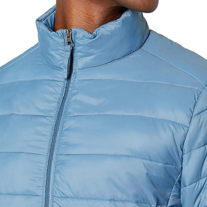 Chaqueta de Plumón Personalizada para Hombre, con Cuello Alto, Estampado Completo, Cierre de Cremallera, Resistente al Viento, Chaqueta Acolchada Personalizada North - Product Image 6