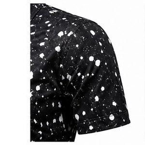 Camisa Casual Elegante Estampada para Hombre con Diseño Sofisticado, Costuras de Primera Calidad y Tela Ligera de Mezcla de Algodón - Product Image 4