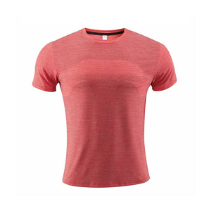 T-shirt de sport pour homme à séchage rapide, respirant, à manches courtes, imprimé, pour la salle de sport, entraînement estival - Product Image 2